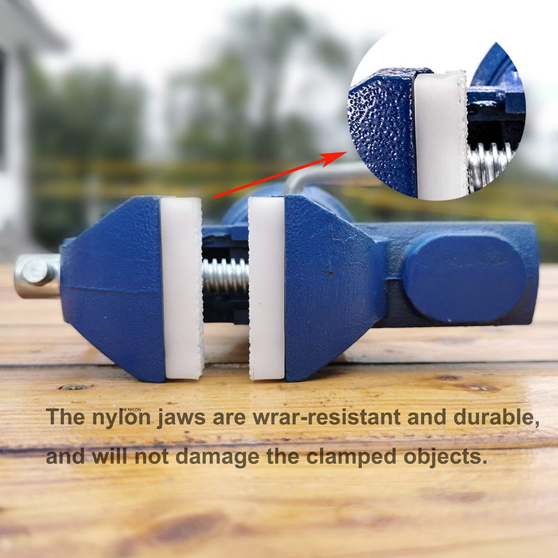 MYTEC Mini Home Vise, nylon jaws Clamp-On Vise, 2.0"" - Image 2